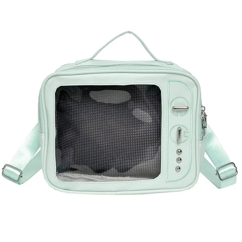 Ita Bag Transparent PU Crossbody Bag Harajuku Style For Women