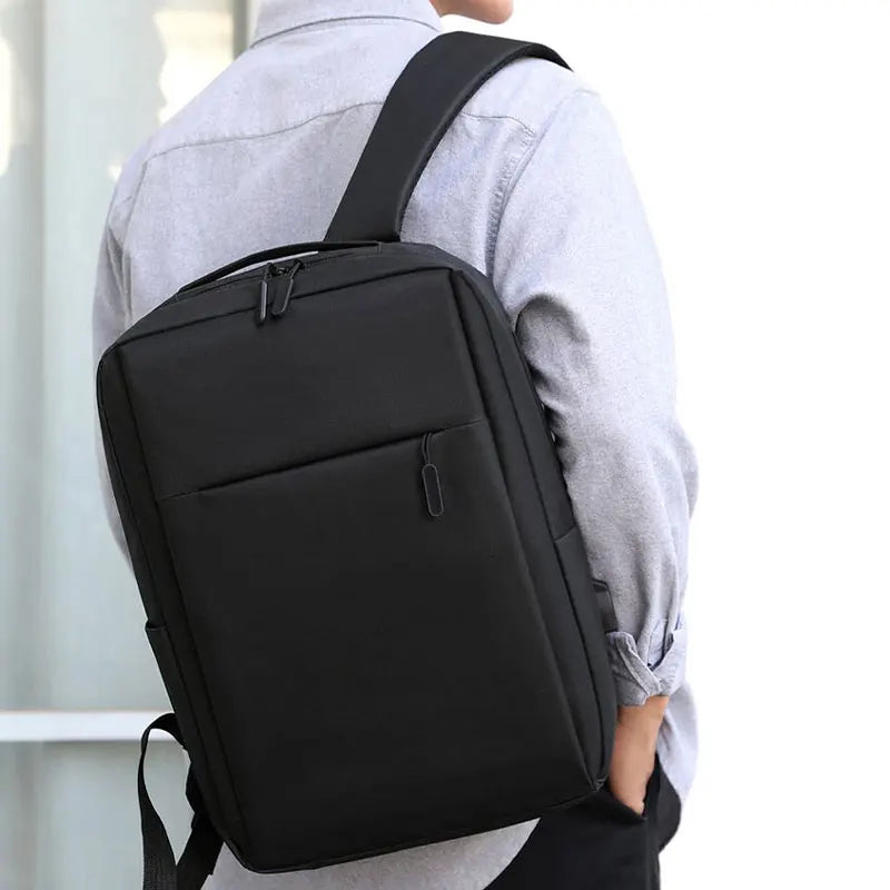 Versatile USB Rechargeable Waterproof Business Laptop Backpack