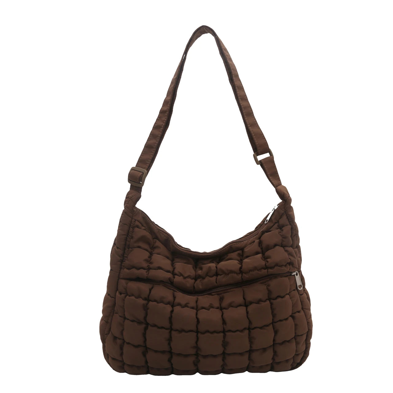 Quilted Puffer Shoulder Bag For Women Tote Crossbody