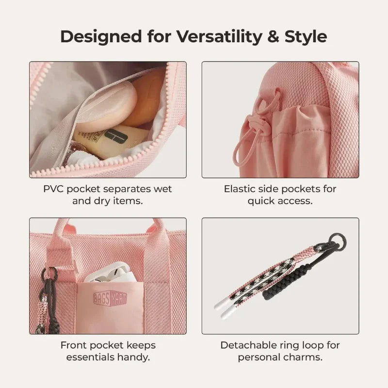 BAGSMART Mini Crossbody Duffel Bag For Women Travel