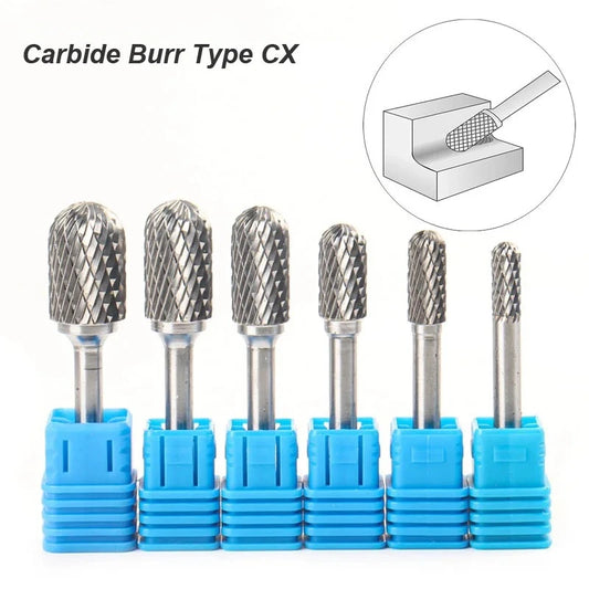 NONED Tungsten Carbide Rotary File Ball Nose Style C