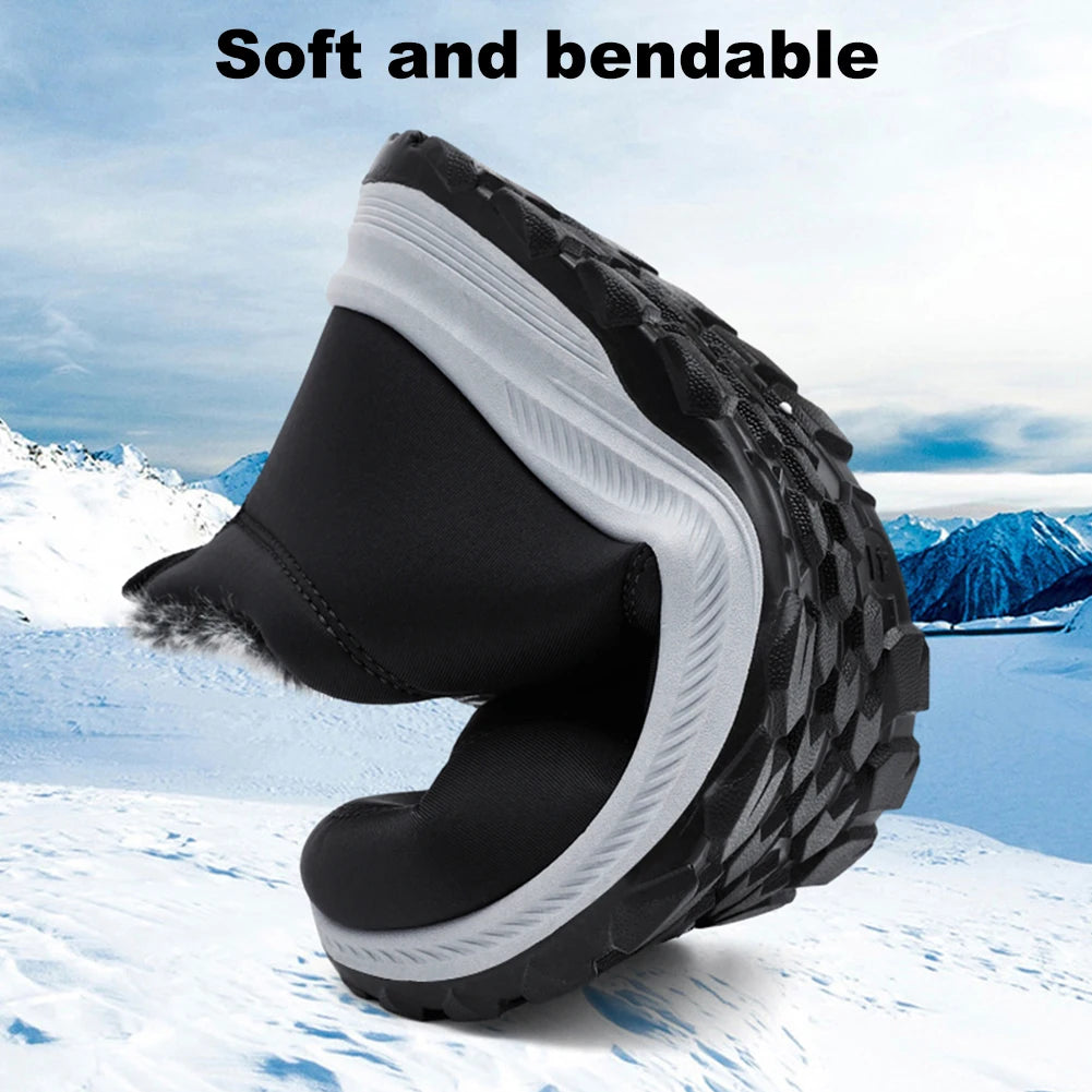 Warm Walking Shoes Thermal Ankle Boots Winter Travel Hiking