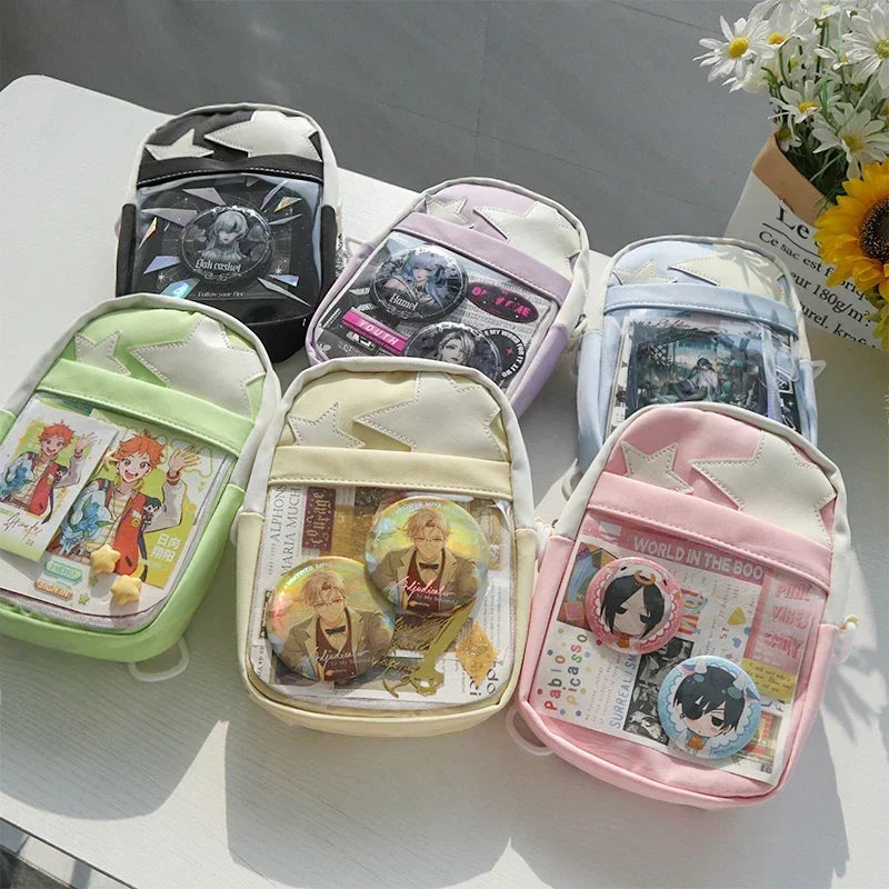 Ita Bag 3 Way Cute Canvas Shoulder Crossbody Backpack