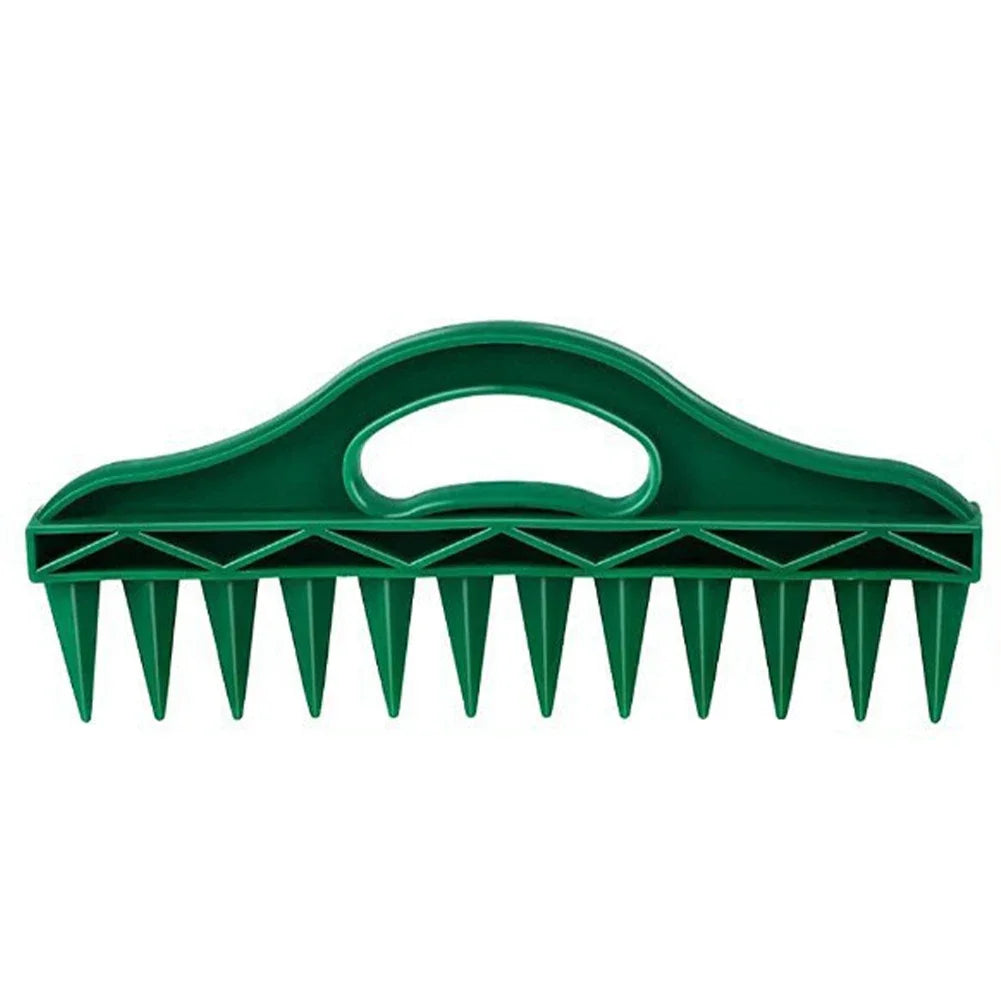 Multi Seed Dibber Garden Tool 12-Hole Fast Seeding Seed-in Soil Digger and Soil Spacer Planting Aid for Efficient Gardening