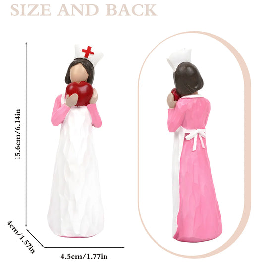 Caring Nurse Resin Ornament Gift For Home Decor And Crafts