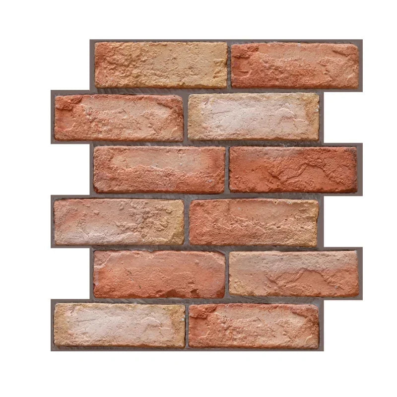 3D Imitation Brick Wall Sticker Self-Adhesive Waterproof Decor