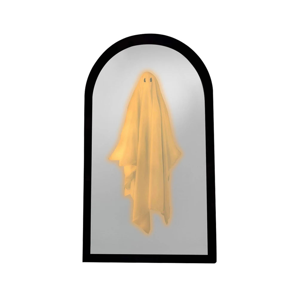 Shunmaii Terror Ghost Mirror Nightlight Halloween Spooky Decor