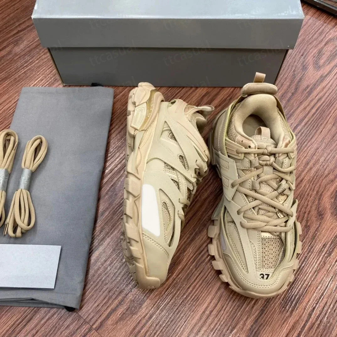 Designer Tracks 3 Casual Shoes For Men Women Loafers