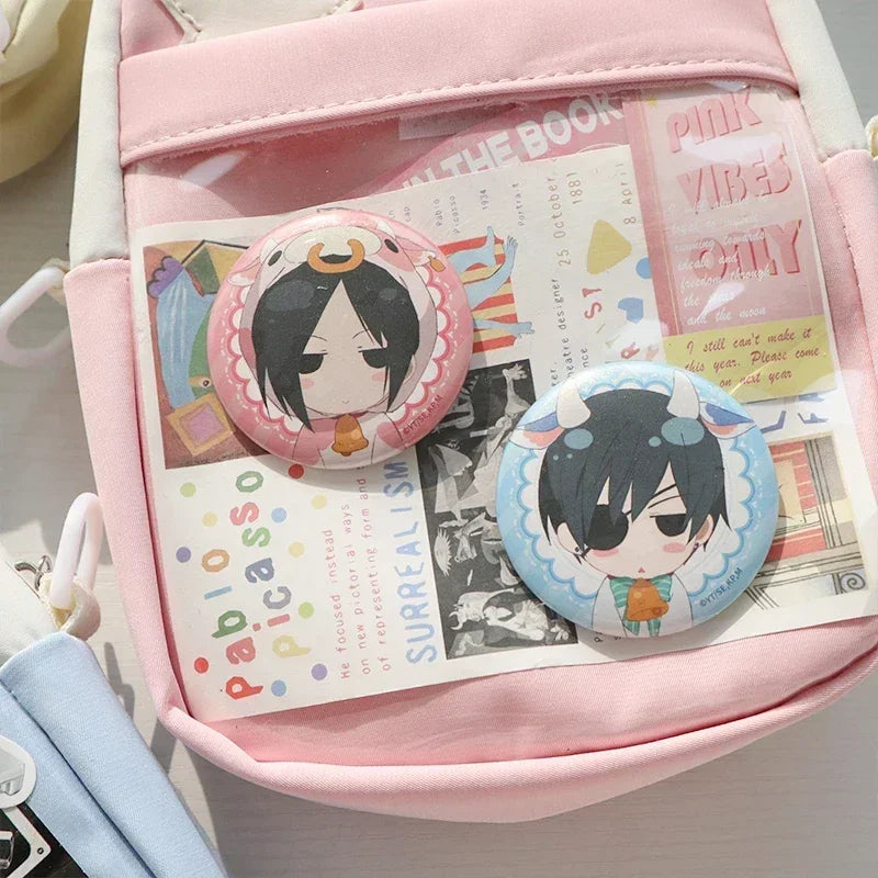 Ita Bag 3 Way Cute Canvas Shoulder Crossbody Backpack