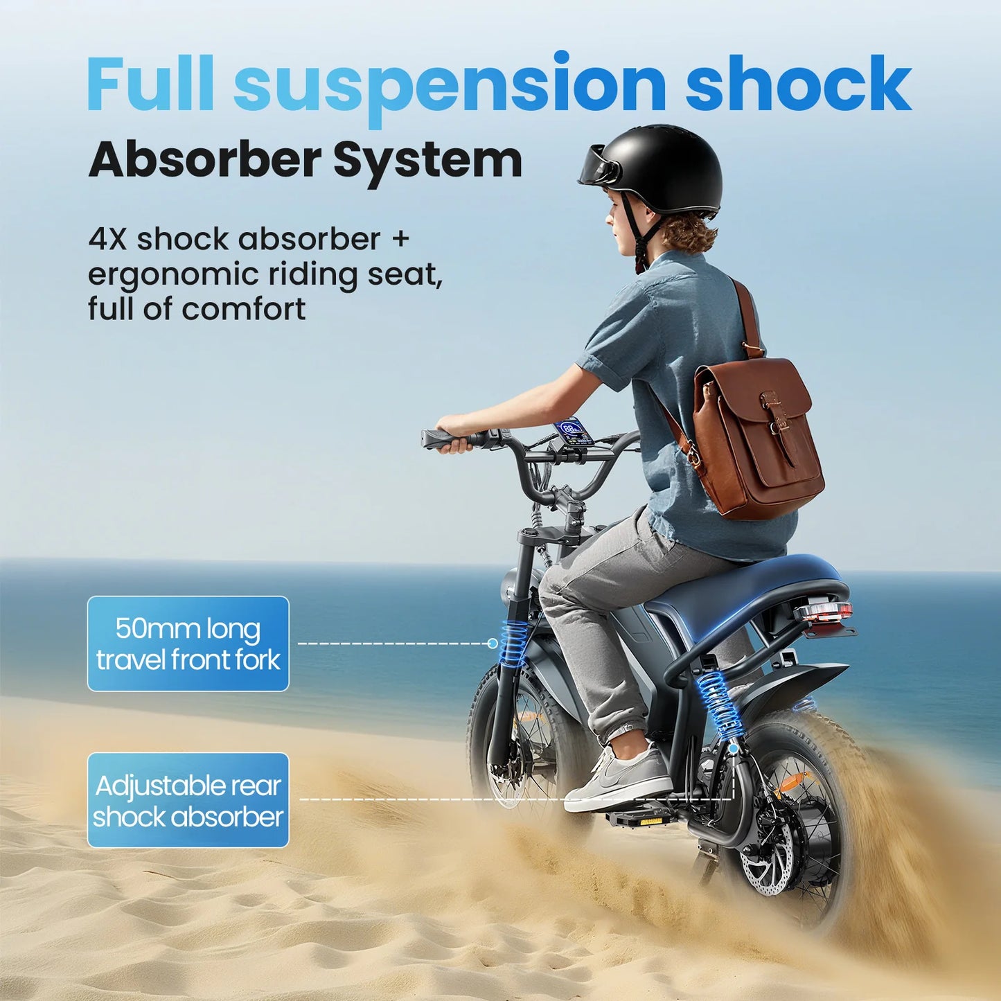 EILLEO SPACEWALK Electric Bike 750W Motor For Adults and Teens