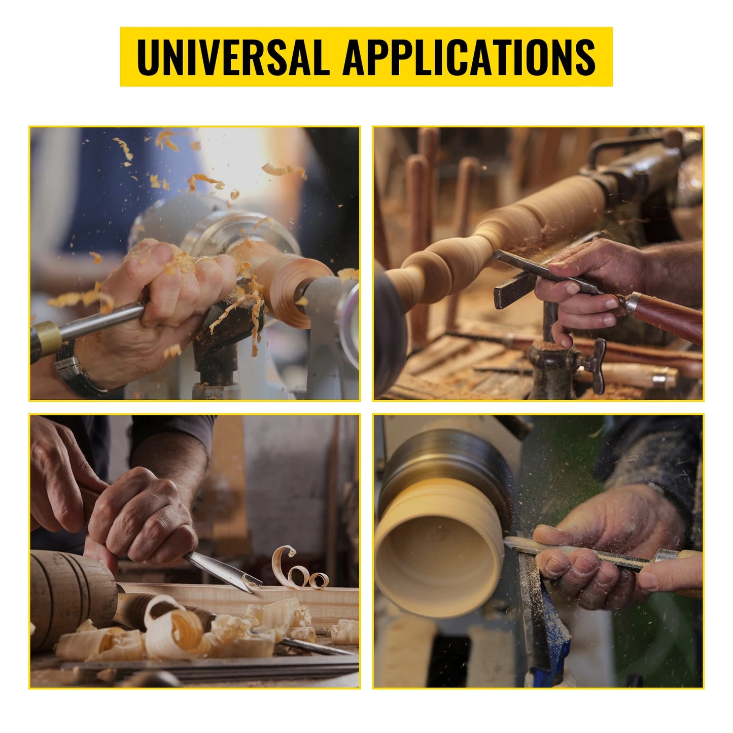 SucceBuy Wood Turning Tools Set for Carving and Woodworking