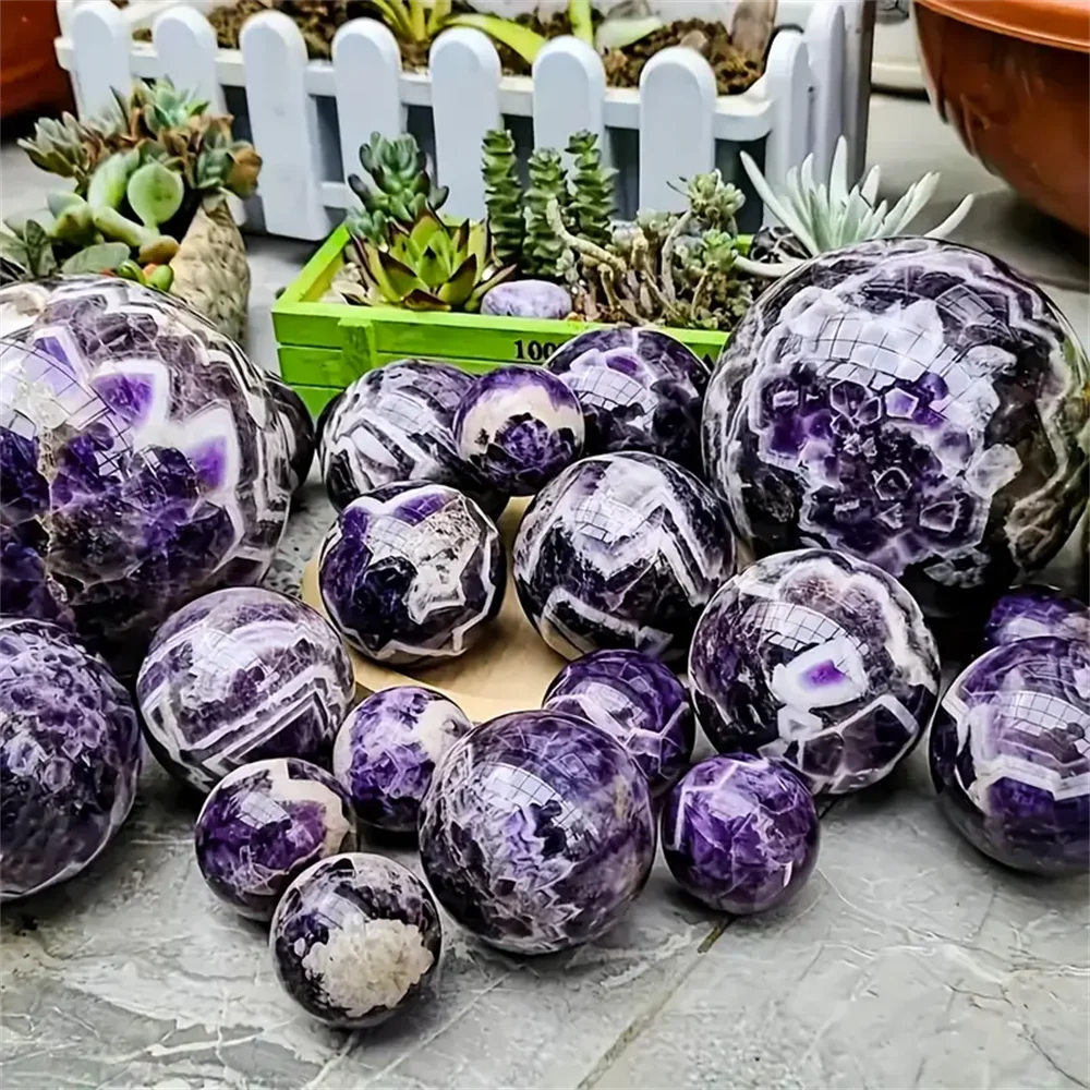 CrystalHola Dream Hand Carved Quartz Sphere For Elegant Home Decor