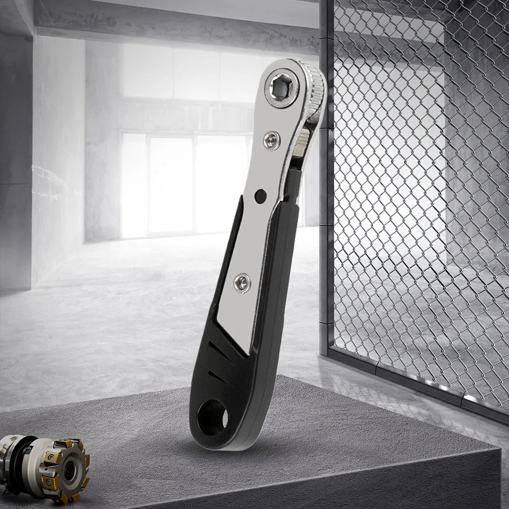 Hexagon Ratchet Wrench Quick Release Mini Socket Tools Spanner