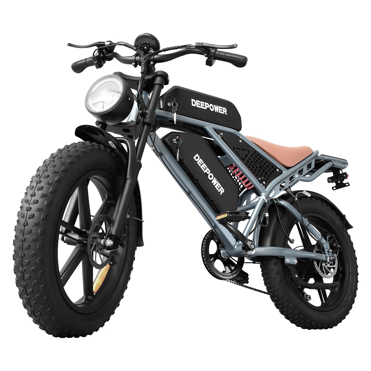 DEEPOWER S7 Electric Mountain Bike 1500W 48V Battery