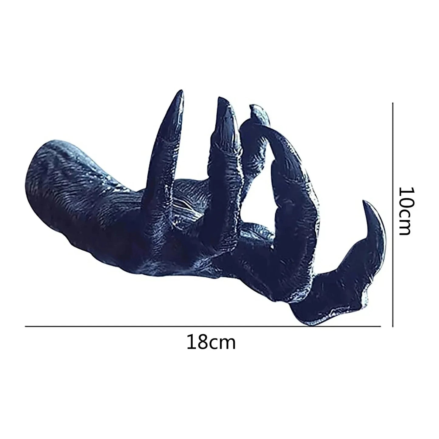 Halloween Witch Hand Statue Gothic Resin Sculpture Decor
