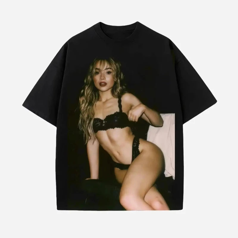 Sabrina Carpenter Tour T Shirt Unisex Cotton Graphic Tee
