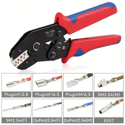NONEDIY Ratcheting Terminals Crimp Pliers With Interchangeable Dies