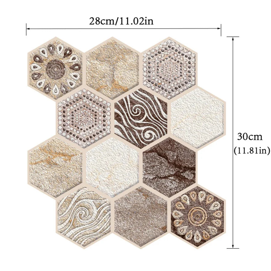 Self Adhesive Vinyl Wall Stickers Abstract Pattern European Style Peel And Stick