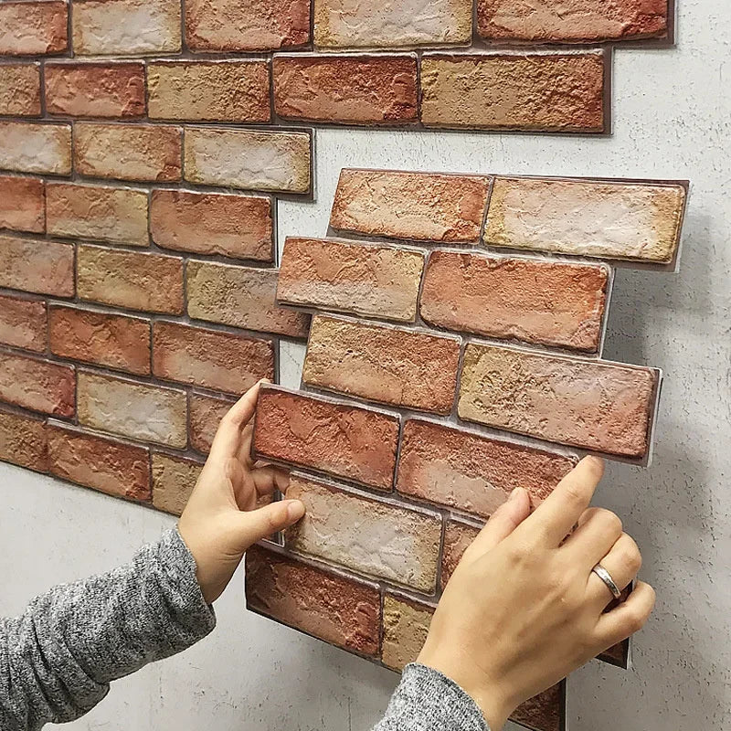 3D Imitation Brick Wall Sticker Self-Adhesive Waterproof Decor