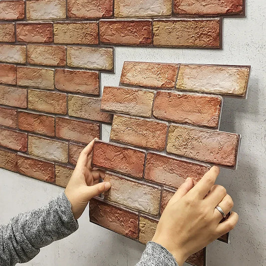 3D Imitation Brick Wall Sticker Self-Adhesive Waterproof Decor