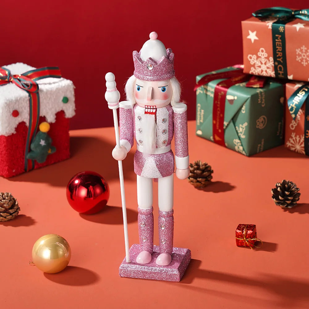 Nutcracker Soldier Wooden Handmade Figurine Christmas Decor Gift
