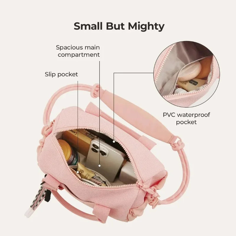 BAGSMART Mini Crossbody Duffel Bag For Women Travel